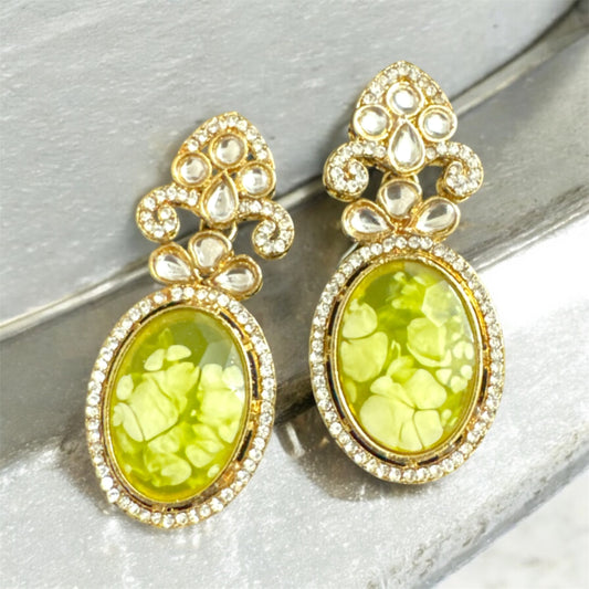 Lime Green Dangles