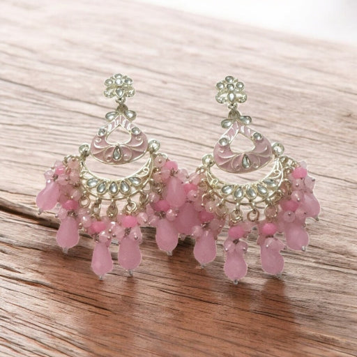 Baby Pink Chandbali