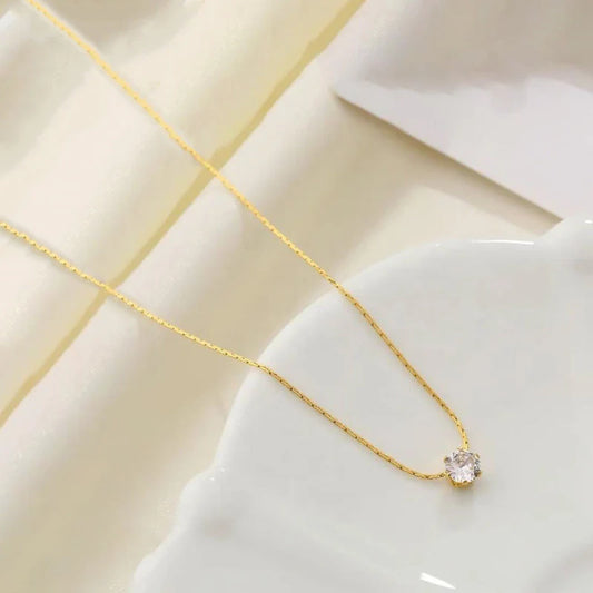 Circular Stone Necklace