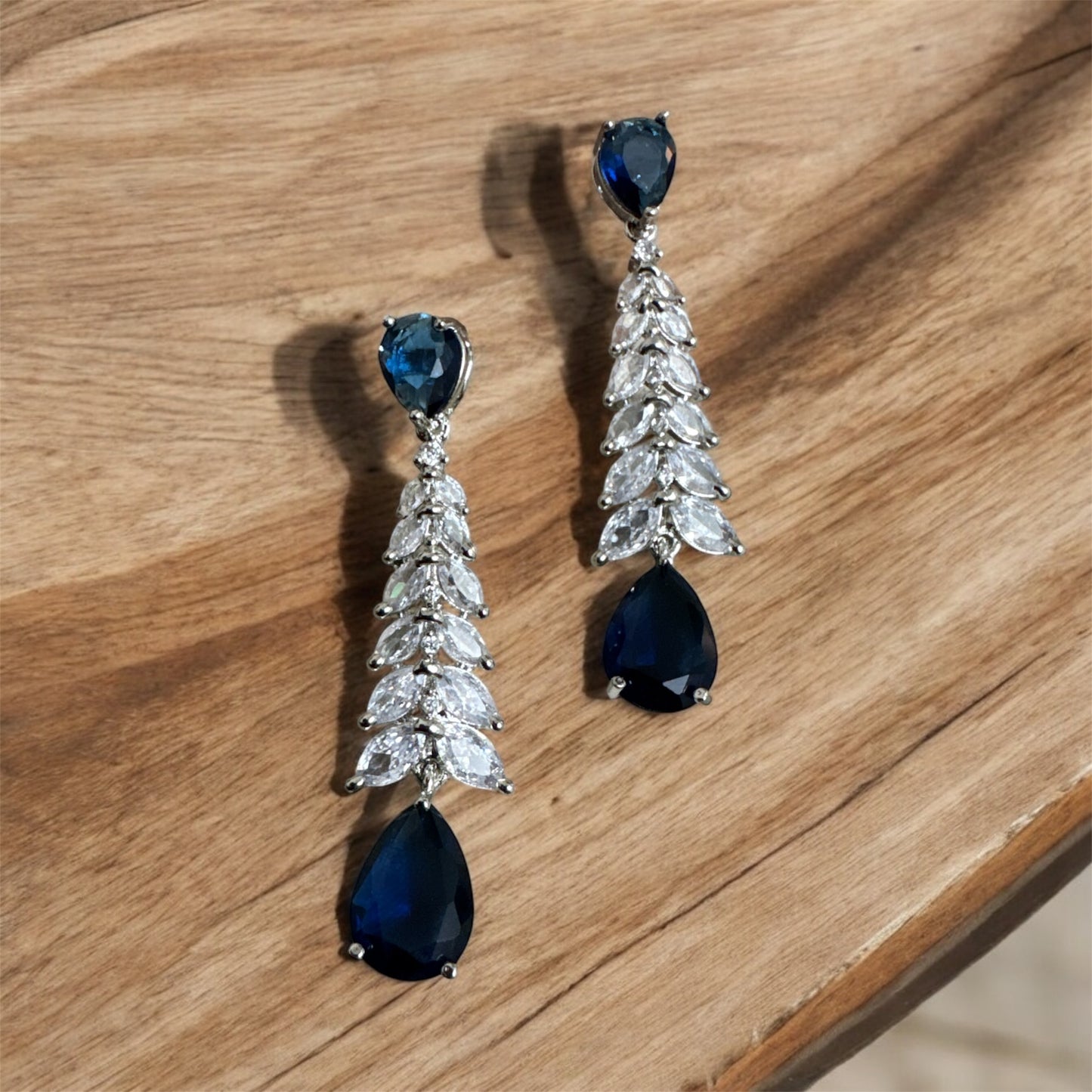 BLUE ZIRCONIA DANGLERS