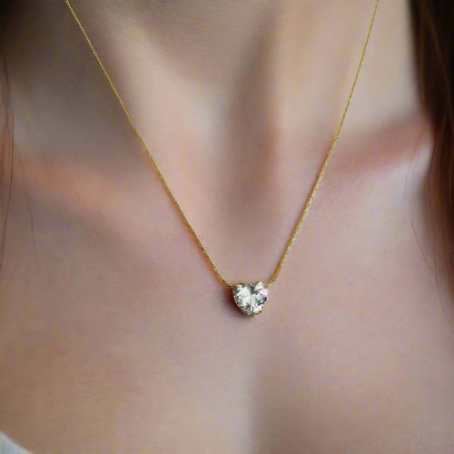 Heart Stone Necklace