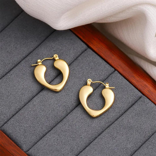 Golden Hoops Earrings