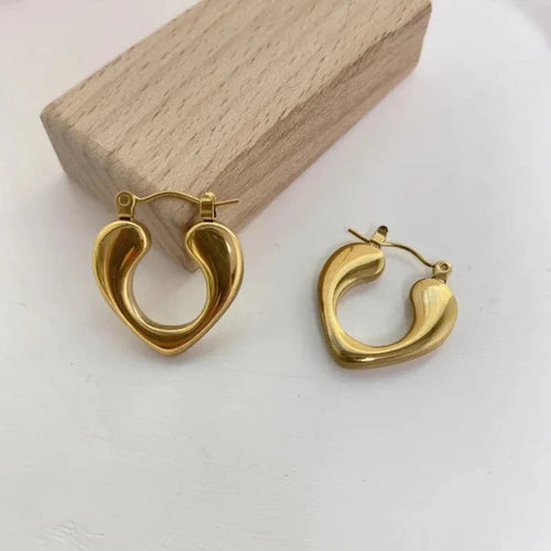 Golden Hoops Earrings
