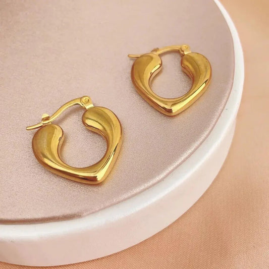 Golden Hoops Earrings