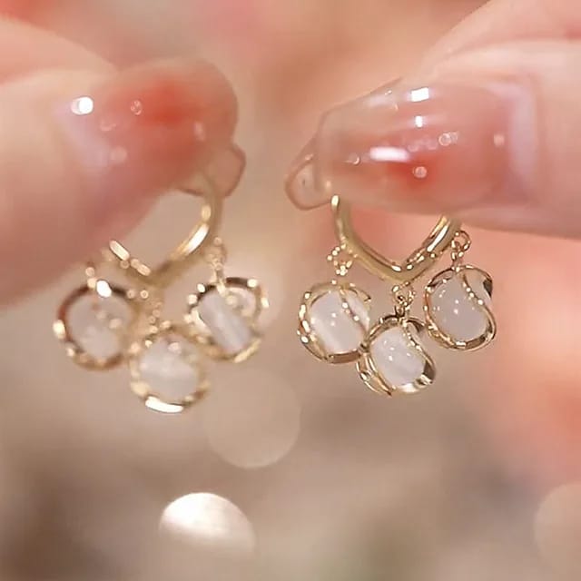 Crystal Hoop Earrings