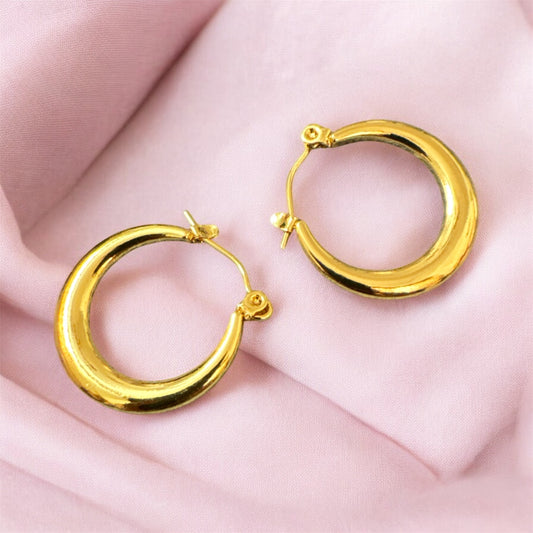 Golden Hoops Earrings