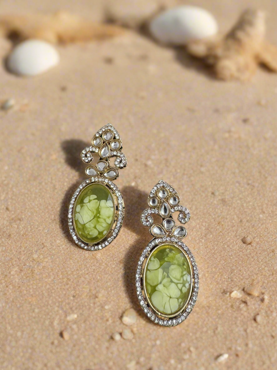 Lime Green Dangles