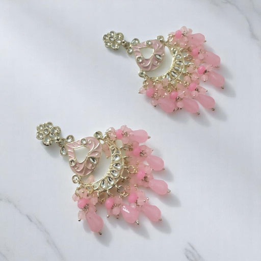Baby Pink Chandbali