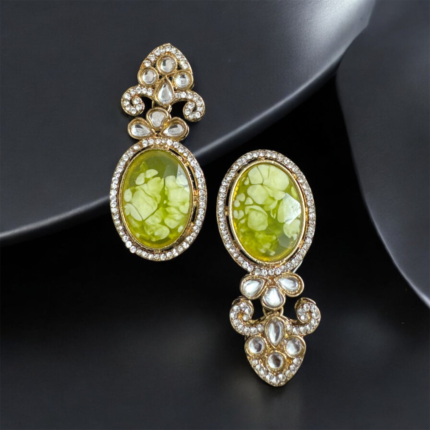 Lime Green Dangles