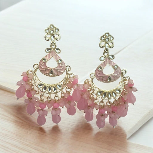 Baby Pink Chandbali