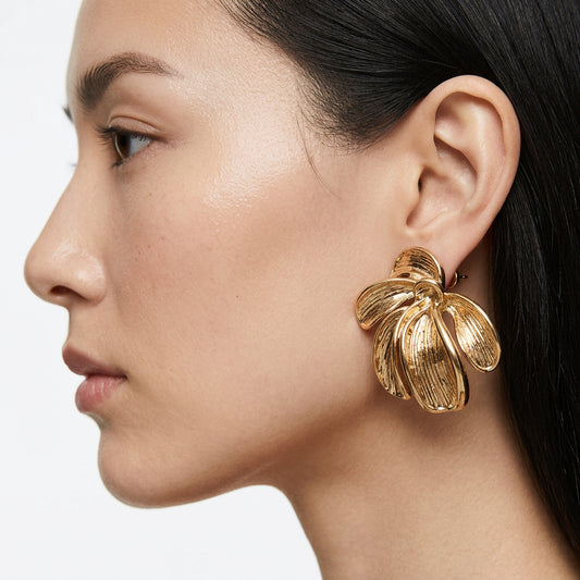 Leaf Statement Earrings