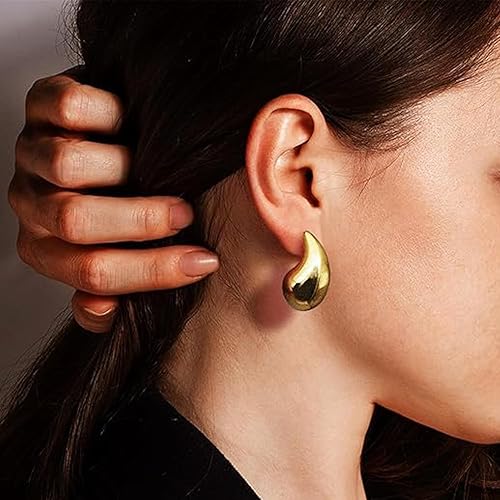 Golden Teadrop Earrings
