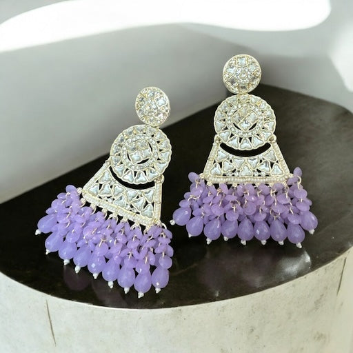 Lavender Chandbali