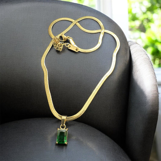 Green Stone Necklace