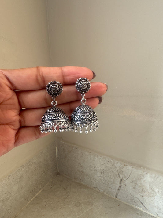 Oxidised Heena JHUMKA