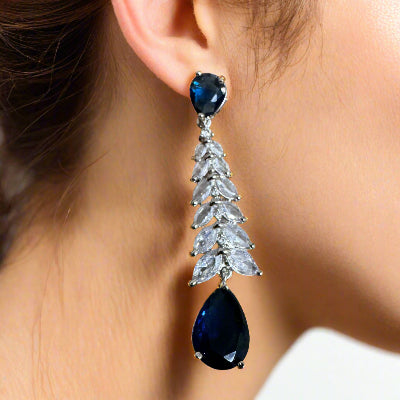 BLUE ZIRCONIA DANGLERS