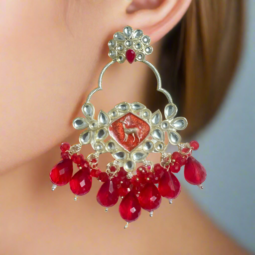 Red Chandbali