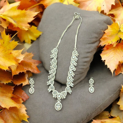 Sliver Zirconia Jewellery Set