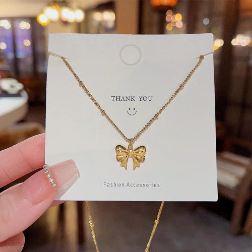 Bow Necklace