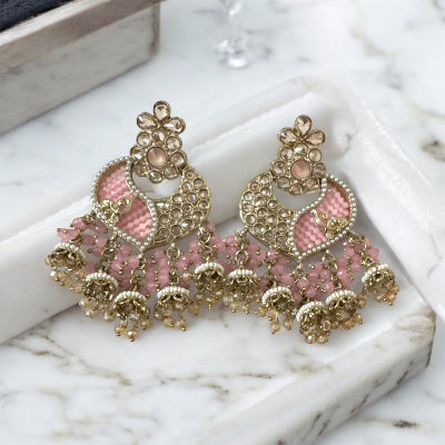Pink Chandbalis