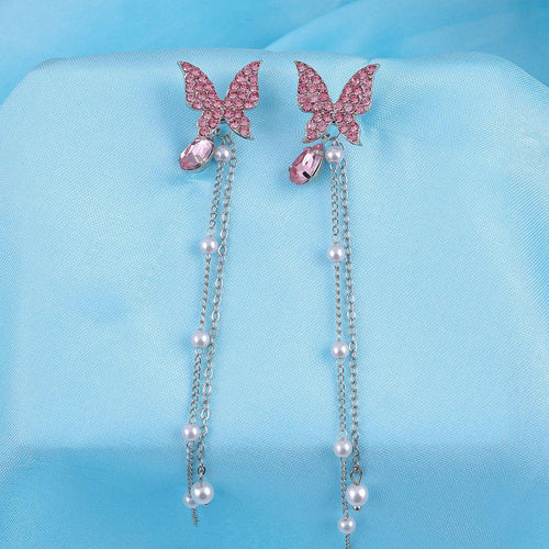 Long Butterfly Earrings