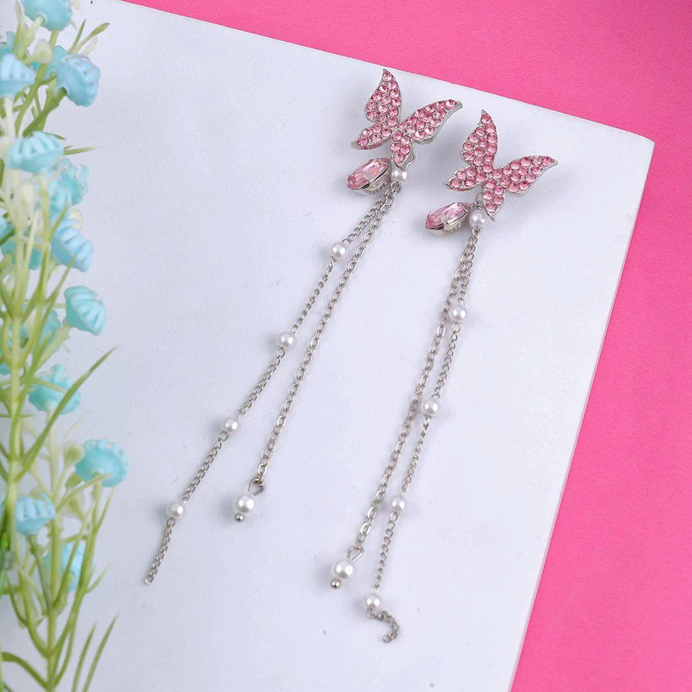 Long Butterfly Earrings