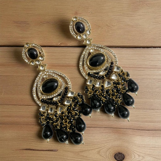 Black Rani Chandbali