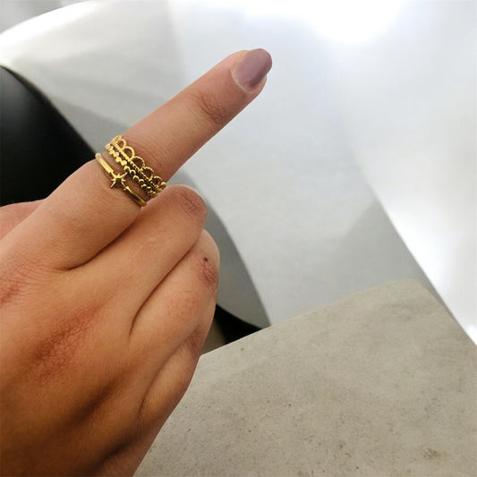 Layer Star Ring