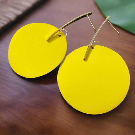 Yellow Drop Earrings