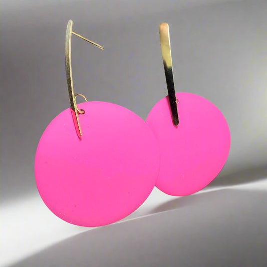 Pink Drop Earrings