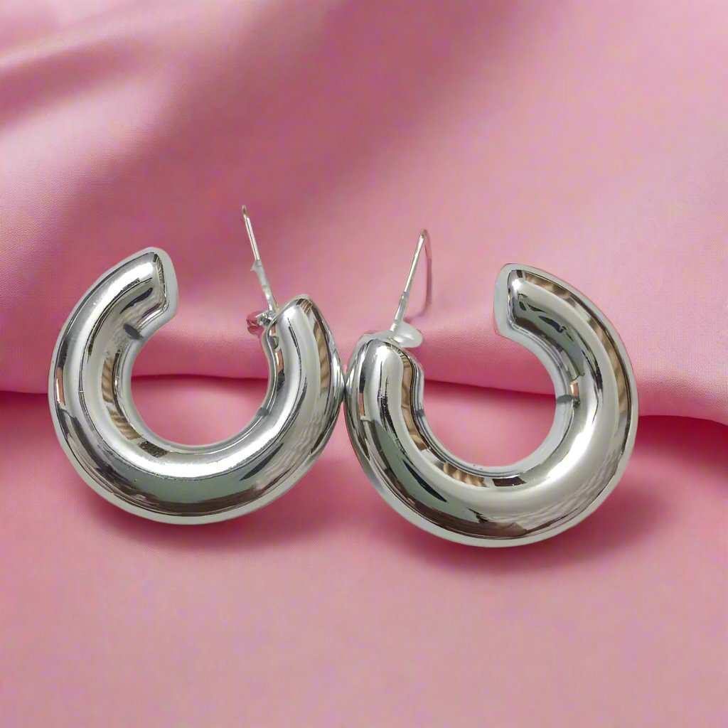 Sliver Hoop Earrings