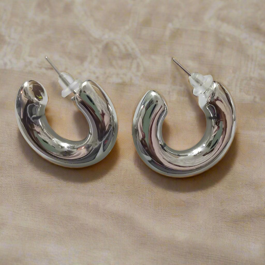 Sliver Hoop Earrings