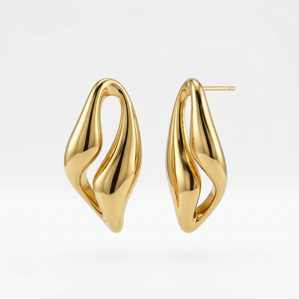 Curve Statement Earrings