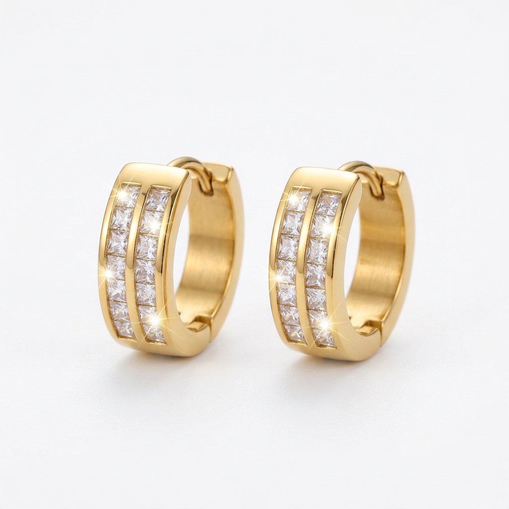 Oval Hoop Earrings