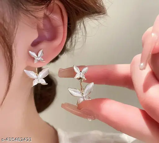 Double Butterfly Studs