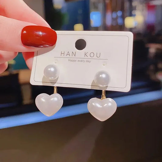 Small Love Pearl Earrings