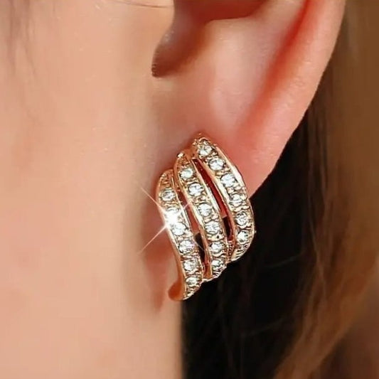 Golden Wave Studs