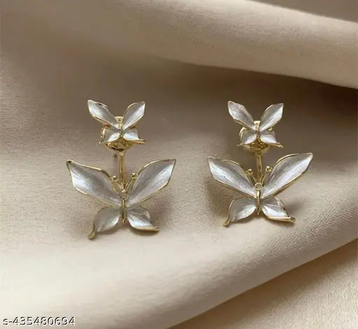 Double Butterfly Studs